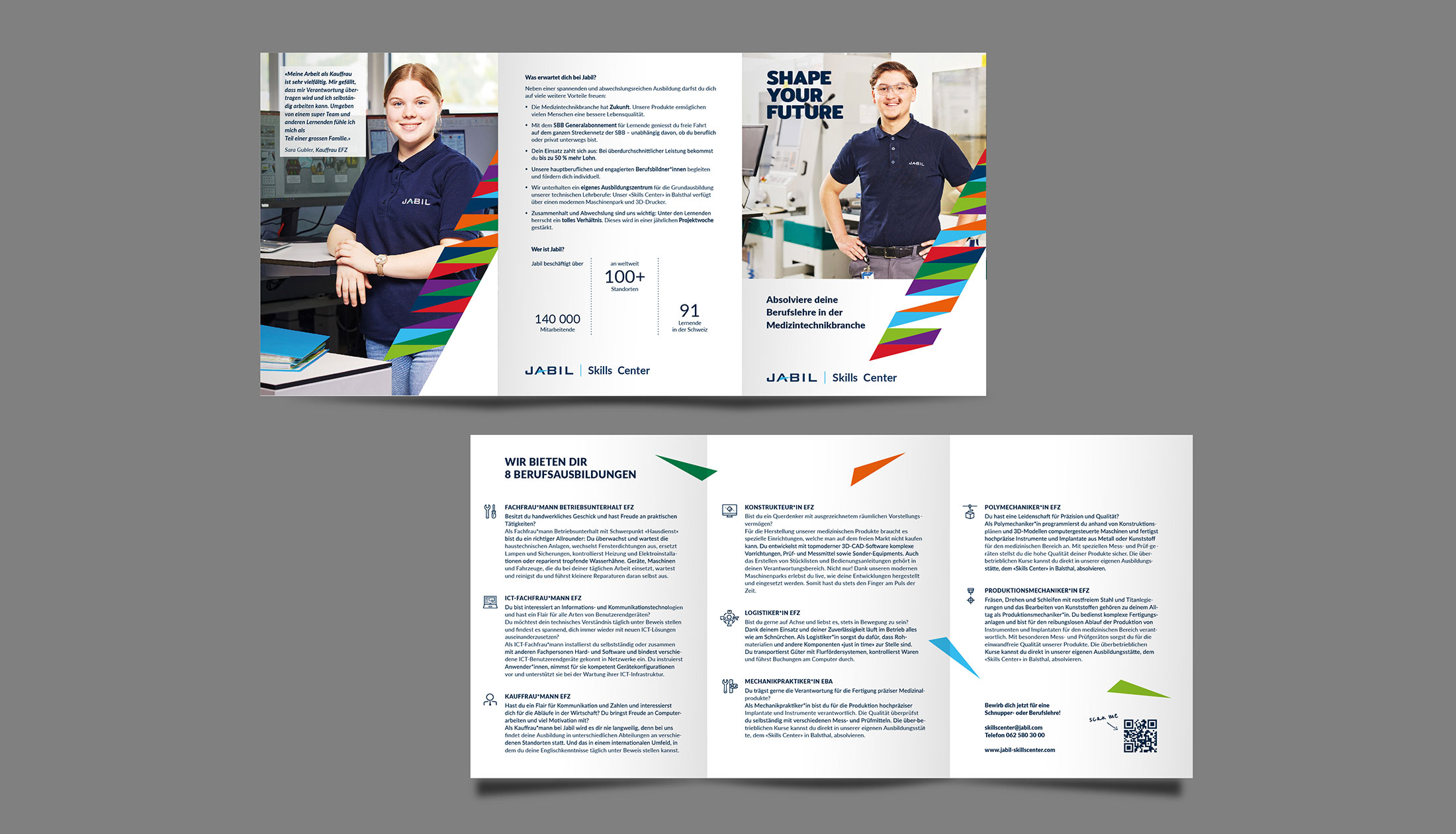 Jabil Skills Center Flyer Berufswahl