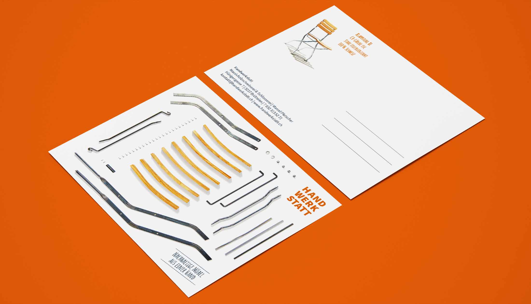 Handwerkstatt Marcel Pletscher, Postkarte
