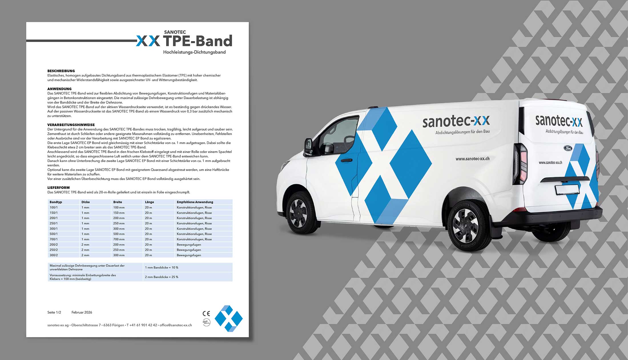 sanotec-xx ag Fahrzeugbeschriftung und Key Visual